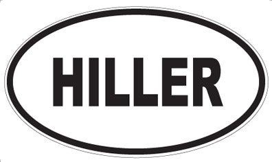 HILLER - Oval Magnet