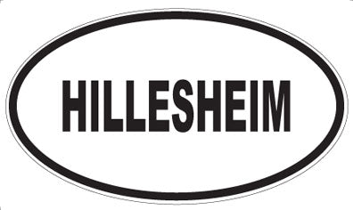 HILLESHEIM - Oval Magnet