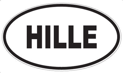 HILLE - Oval Magnet