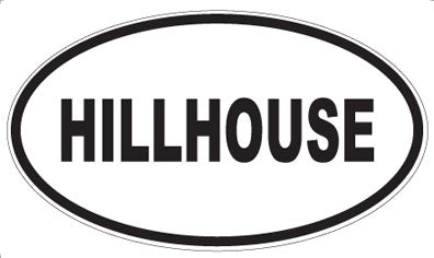 HILLHOUSE - Oval Magnet