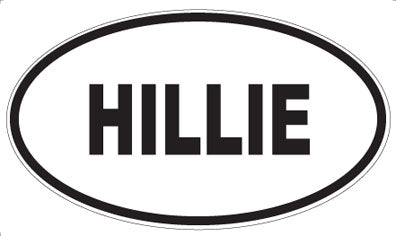HILLIE - Oval Magnet