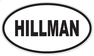 HILLMAN - Oval Magnet