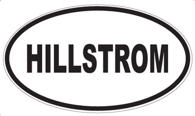 HILLSTROM - Oval Magnet