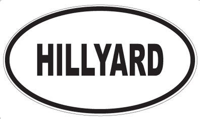 HILLYARD - Oval Magnet
