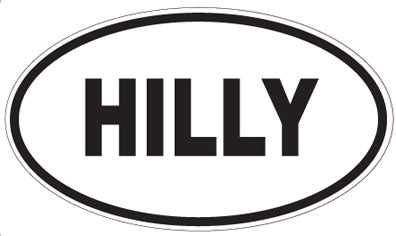 HILLY - Oval Magnet