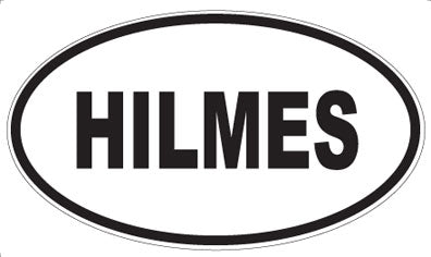 HILMES - Oval Sticker