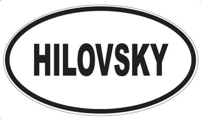 HILOVSKY - Oval Magnet