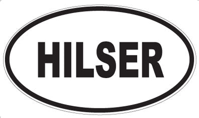 HILSER - Oval Magnet