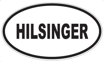 HILSINGER - Oval Magnet
