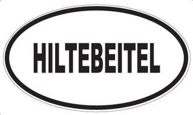 HILTEBEITEL - Oval Magnet