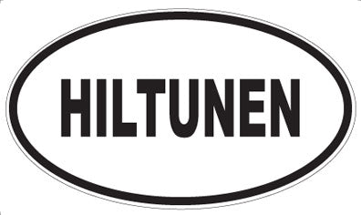 HILTUNEN - Oval Magnet
