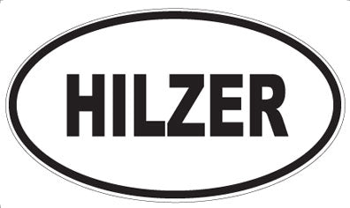HILZER - Oval Magnet