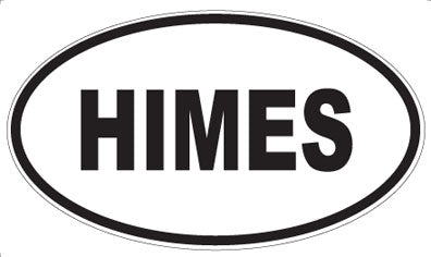 HIMES - Oval Magnet