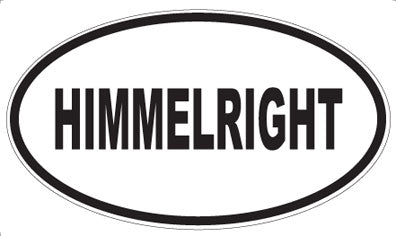 HIMMELRIGHT - Oval Magnet
