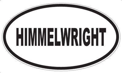HIMMELWRIGHT - Oval Magnet
