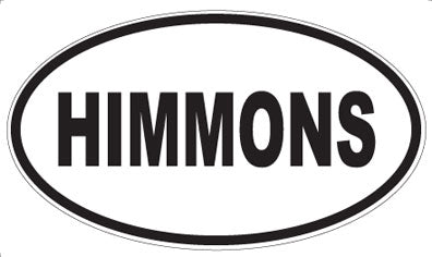 HIMMONS - Oval Magnet