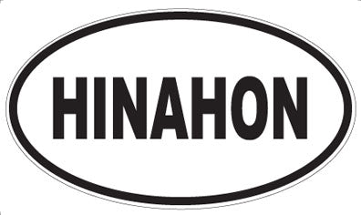 HINAHON - Oval Magnet
