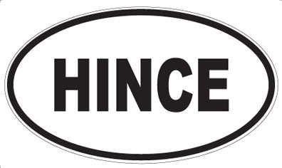 HINCE - Oval Magnet