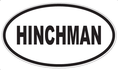 HINCHMAN - Oval Magnet