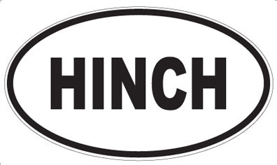 HINCH - Oval Magnet