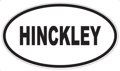 HINCKLEY - Oval Sticker