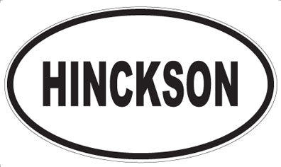 HINCKSON - Oval Magnet
