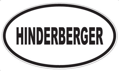 HINDERBERGER - Oval Magnet