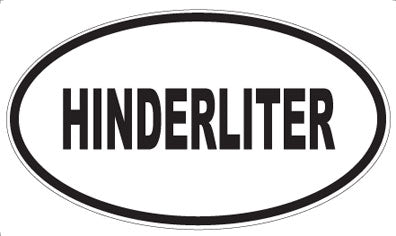 HINDERLITER - Oval Magnet