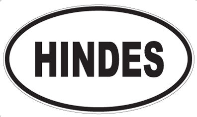 HINDES - Oval Magnet