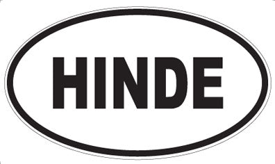 HINDE - Oval Magnet