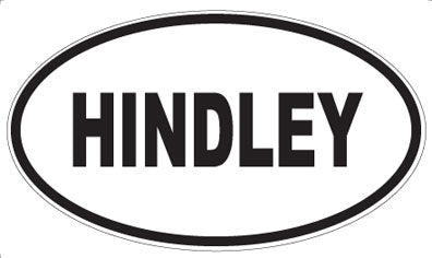 HINDLEY - Oval Magnet
