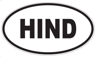 HIND - Oval Magnet