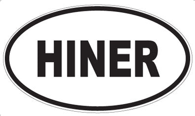 HINER - Oval Magnet