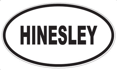 HINESLEY - Oval Magnet