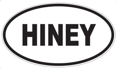 HINEY - Oval Magnet