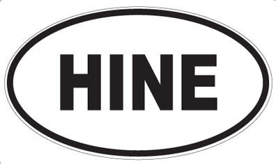 HINE - Oval Magnet