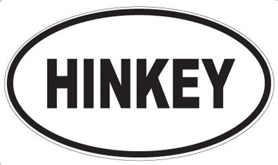 HINKEY - Oval Magnet