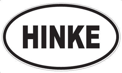HINKE - Oval Magnet