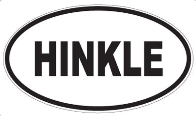 HINKLE - Oval Magnet