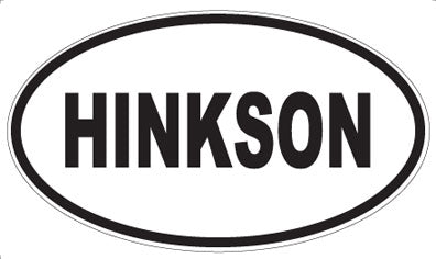HINKSON - Oval Magnet