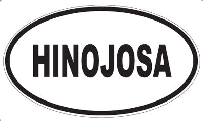 HINOJOSA - Oval Magnet