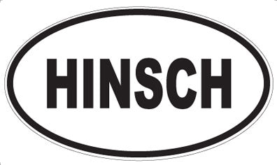 HINSCH - Oval Magnet