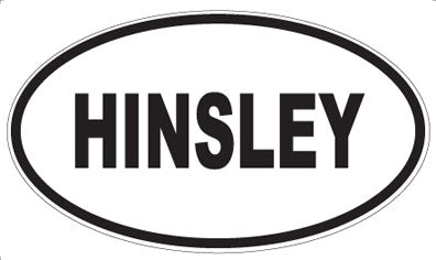 HINSLEY - Oval Magnet