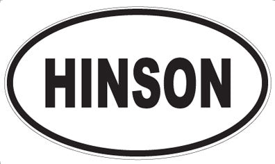 HINSON - Oval Magnet