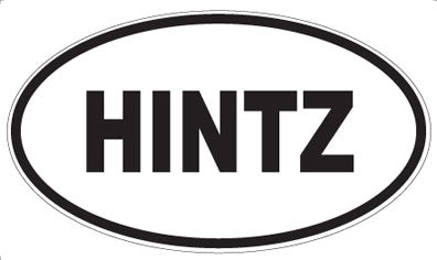 HINTZ - Oval Magnet