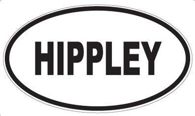 HIPPLEY - Oval Magnet