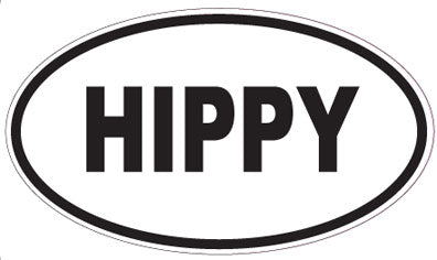 HIPPY - Oval Magnet