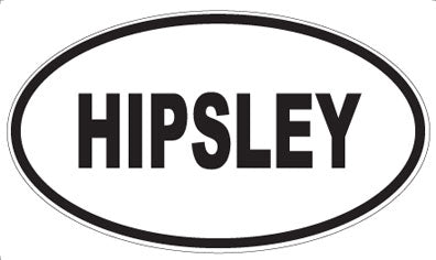 HIPSLEY - Oval Magnet