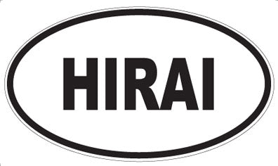 HIRAI - Oval Sticker