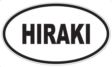 HIRAKI - Oval Magnet